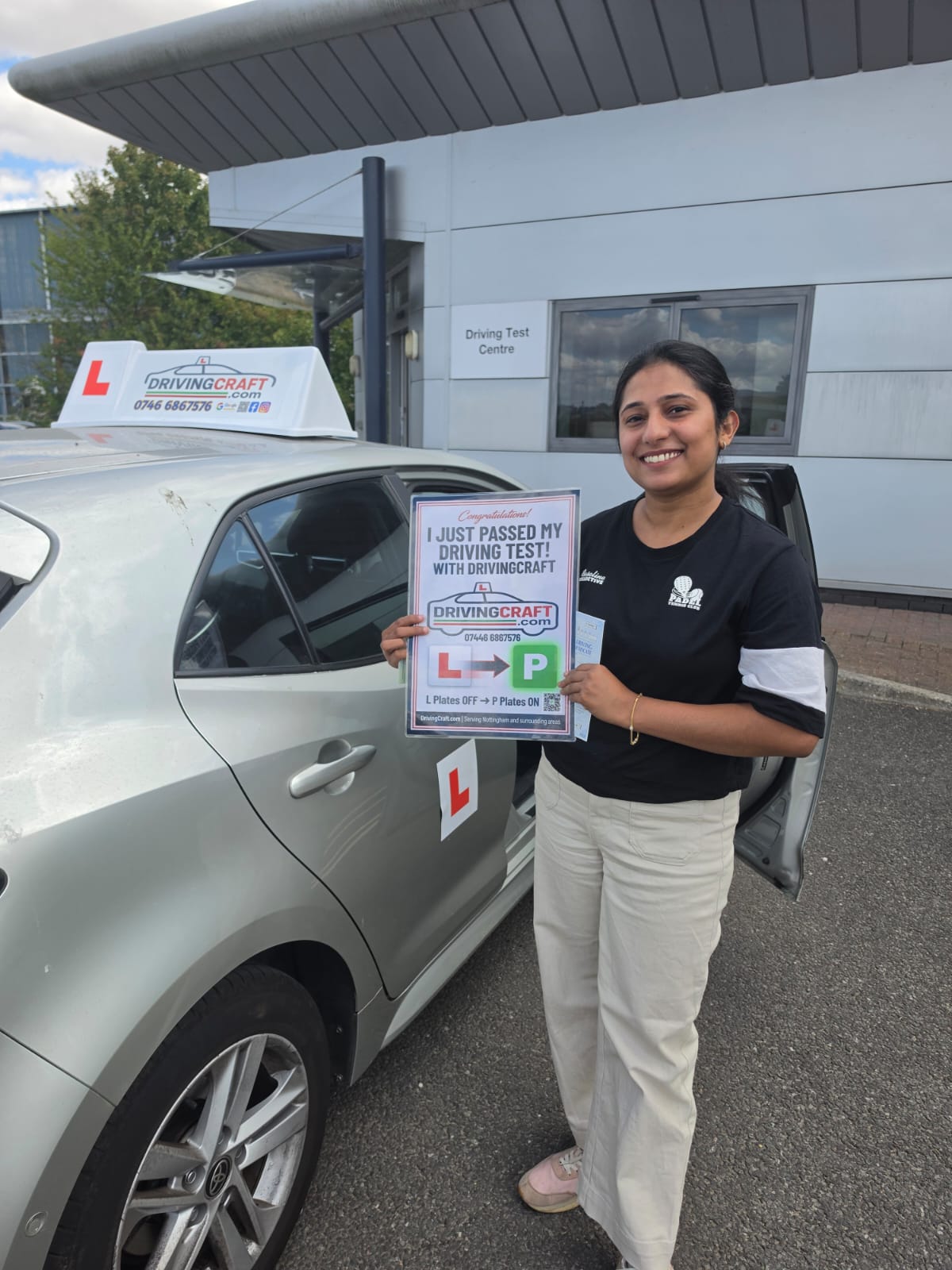 Diviya — passed with Driving Craft