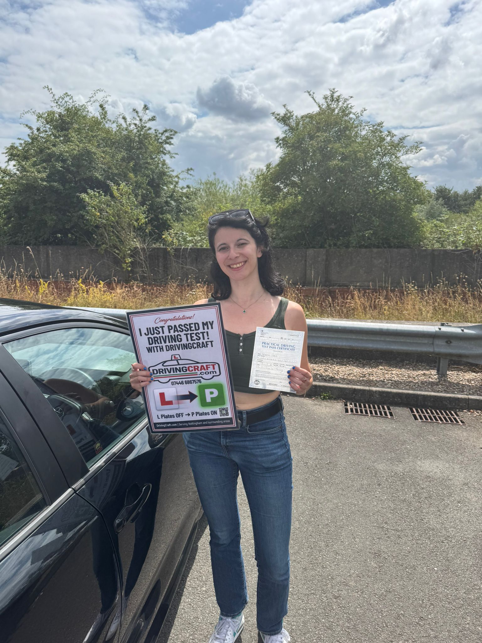 Nadini — passed with Driving Craft